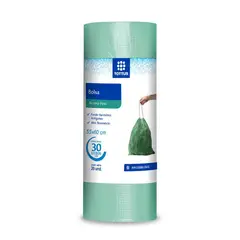 TOTTUS - Bolsa Basura 30 L Perfumada Pino Rollo 20 Und