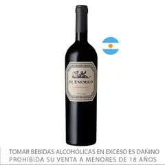EL ENEMIGO - Vino Cabernet Franc Botella 750 mL