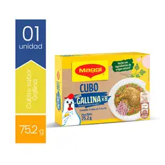 MAGGI - Cubo Sabor Gallina Caja 8 Und