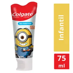 COLGATE - Crema Dental Smiles 6+ Minions Bubble Caja 75 mL