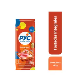 PYC - Tostadas Integrales Bolsa 120 g