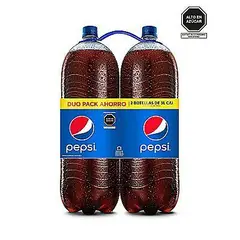 PEPSI - Gaseosa Pack 2 Botellas 3 L