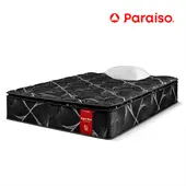 Colchón Paraíso Super Star Negro 1.5 Plazas