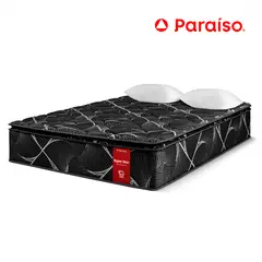 PARAISO - Colchón Super Star Negro 2 Plazas
