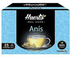 HUERTO DEL EDEN - Infusión Anís Caja 25 Sobres
