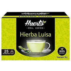 HUERTO DEL EDEN - Infusión Hierba Luisa Caja 25 Sobres