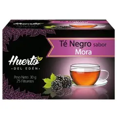 HUERTO DEL EDEN - Infusión Té Mora Caja 25 Sobres