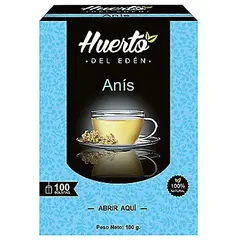HUERTO DEL EDEN - Infusión Anís Caja 100 Sobres