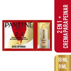 PANTENE - Shampoo Dual Rizos 2 En 1 Sachet 27 mL
