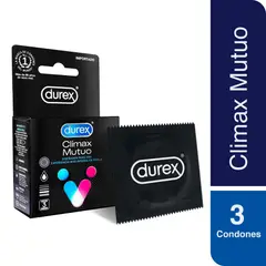 ELECTROLUX - Preservativos Durex Climax Mutuo Empaque 3 Und