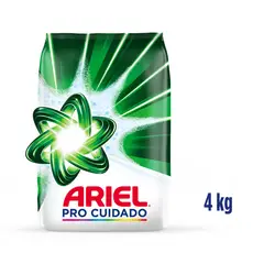 ARIEL - Detergente en Polvo Pro Cuidado Bolsa 4 Kg