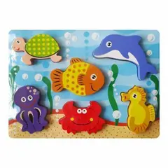 ARTI CREATIVO - Rompecabezas Océano 6 Piezas