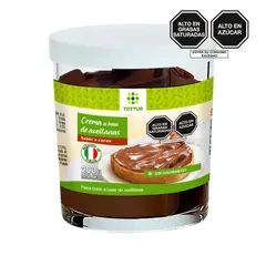 TOTTUS - Crema de Avellanas Sabor Cacao Envase 200 g