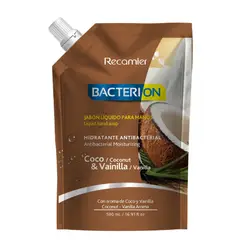 BACTERION - Jabón Líquido Vainilla y Coco Doypack 500 mL