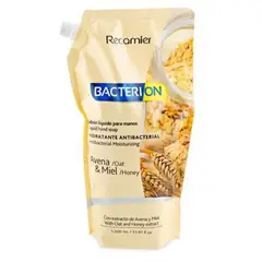 BACTERION - Jabón Líquido Avena y Miel Doypack 1 L