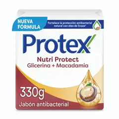 PROTEX - Jabón en Barra Nutri Protec Macadamia Empaque 3 Und