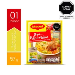 MAGGI - Sopa Instantánea Sabor Pollo con Fideos Bolsa 57 g