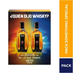 SOMETHING SPECIAL - Whisky Pack 2 Botellas 750 mL