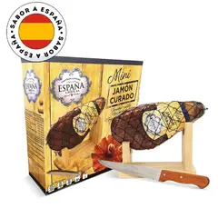 undefined - Mini Jamón Curado España e Hijos 1 Kg + Cuchillo Jamonero