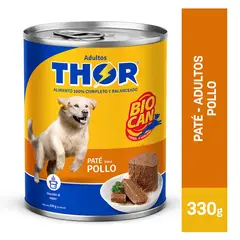 THOR - Paté Perros Adultos Pollo Lata 330 g
