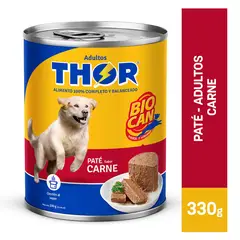 THOR - Paté Perros Adultos Carne Lata 330 g