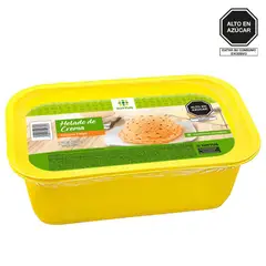 TOTTUS - Helado de Crema Lúcuma Chips Pote 2.5 L