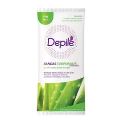 GENERICO - Bandas Depilatorias Depile Corporal Aloe Empaque 6 Und