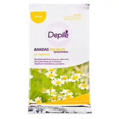 GENERICO - Bandas Depilatorias Depile Facial Manzanilla Empaque 6 Und