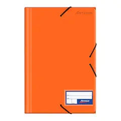 ARTESCO - Fólder Con Liga Color Anaranjado