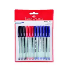 FABER CASTELL - Lapiceros Trilux 035 Empaque 12 Und