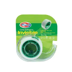 PEGAFAN - Cinta Adhesiva Invisible Dispensador 19mm x 10m