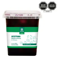 Aceituna negra entera