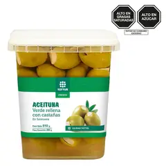 Aceituna Verde con Castaña Premium