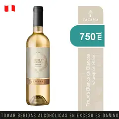 TACAMA - Vino Blanco de Blancos Sauvignon Botella 750 mL