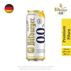 BITBURGER - Cerveza Sin Alcohol Radler Lim Botella 500 mL