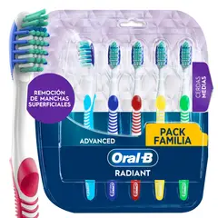 ORAL B - Cepillo Dental 3D White Empaque 5 Und