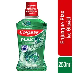 COLGATE - Enjuague Bucal Plax Ice Glacial Botella 250 mL