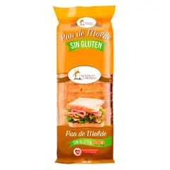 MOLINOS DEL MUNDO - Pan de Molde Blanco Sin Gluten Bolsa 480 g