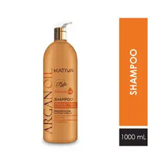 KATIVA - Shampoo Sin Sal Con Argán Oil Protección E Hidratación Botella 1 L