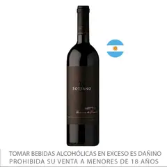 SOTTANO - Vino Tinto Reserva de Familia Malbec Botella 750 mL