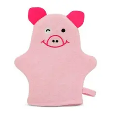 TOTTUS - Guante de Baño Infantil Cerdito