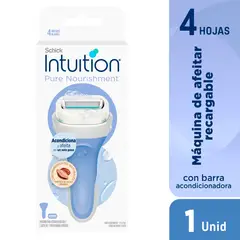SCHICK - Máquina de Afeitar Recargable Pure Nourishment