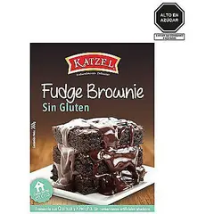 KATZEL - Fudge Brownie Sin Gluten Caja 360 g
