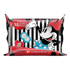 MINNIE - Toallitas Húmedas Mouse Manos y Rostro Empaque 25 Und