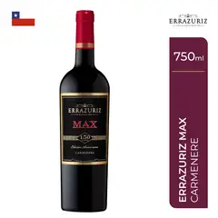 ERRAZURIZ - Vino Tinto Reserva Carmenere Botella 750 mL