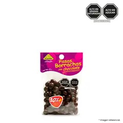 2 CERRITOS - Pasas Borrachas con Chocolate Bitter Bolsa 150 g