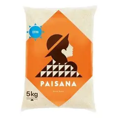 PAISANA - Arroz Extra Bolsa 5 Kg