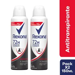 REXONA - Antitranspirante en Spray Women Invisible Empaque 2 Und