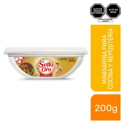 SELLO DE ORO - Margarina Pote Envase 200 g