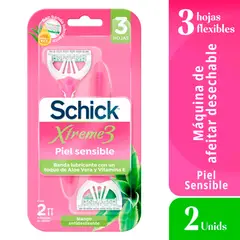 SCHICK - Máquina de Afeitar Mujer Xtreme Empaque 2 Und